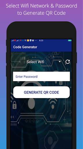Wifi QR Code Scanner: Barcode Show Wifi password screenshot 2