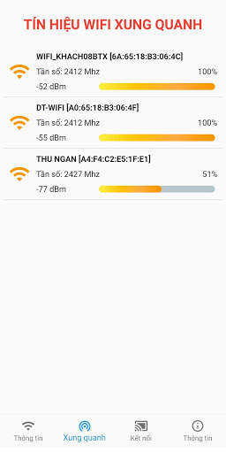 Đo cường độ tín hiệu WiFi screenshot 2