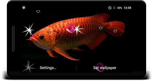 Arowana Live Wallpaper screenshot 6