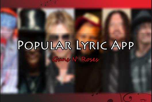 Guns N' Roses Lyrics Album 1987-2008 Full Offline screenshot 2