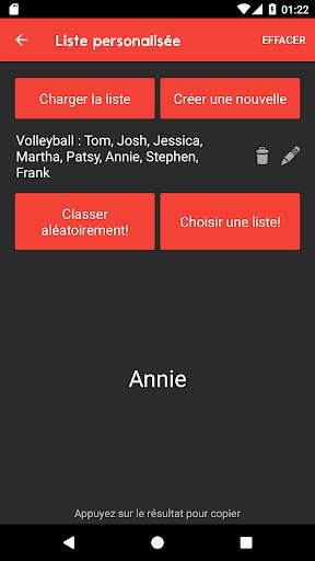 Randomizer  Générateur de choix aléatoire screenshot 7