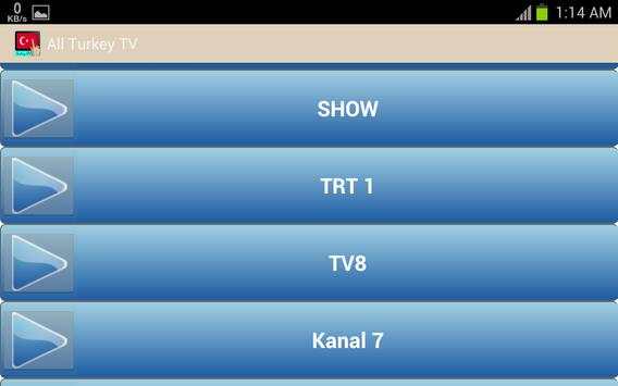 All Turkey TV Channel स्क्रीनशॉट 3