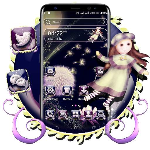 Dandelion Feather Launcher Theme 1.0