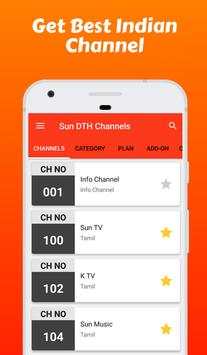 Channel list for Sun Direct DTH, Sun DTH Recharge screenshot 2