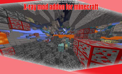 X-ray mod addon for minecraft screenshot 2