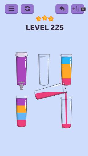 Cups - Water Sort Puzzle Game 3 تصوير الشاشة