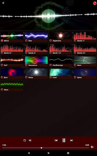 Audio Visualizer Music Player screenshot 16