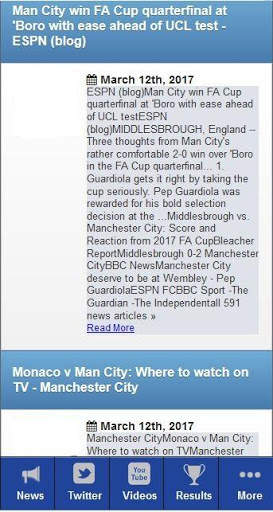 Man City News screenshot 2