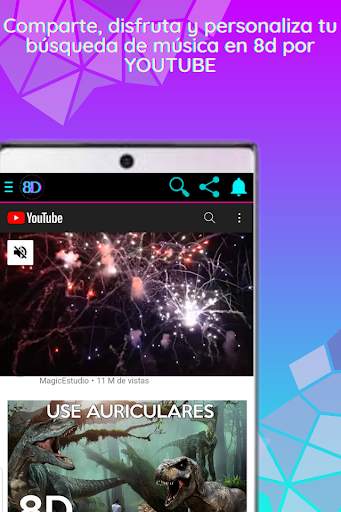Online 8D 360 Music for your senses screenshot 3