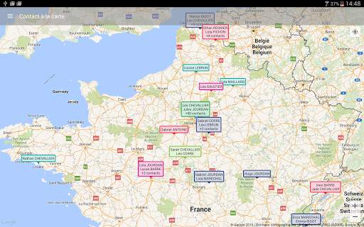 Contact on Map screenshot 11