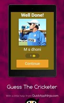 Cricketer Quiz Game screenshot 12