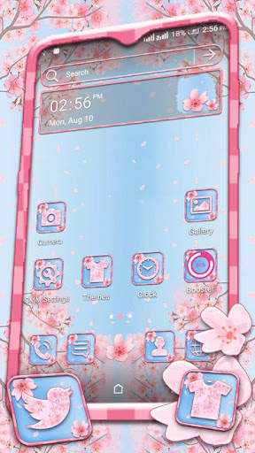 Cherry Blossom Spring Theme screenshot 1