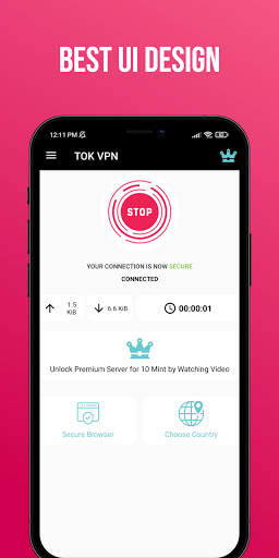 Tok VPN : Free and Fast VPN, Unlimited screenshot 2