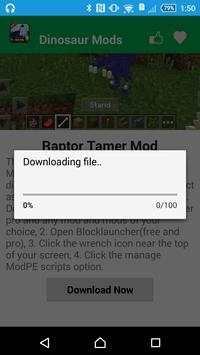 Dinosaurus Mod Untuk MCPE ' screenshot 4