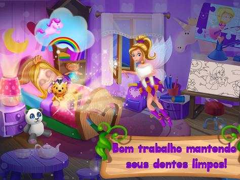 Princesa Fada do Dente: Saúde Dental para Meninas screenshot 8