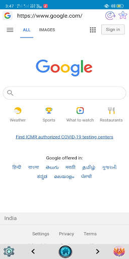 AvEs Browser screenshot 2