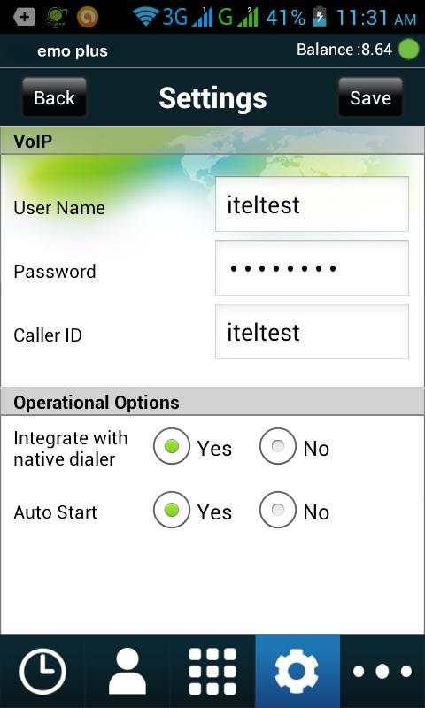 EmoPlus Dialer screenshot 2