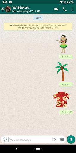 WAStickerApps - Hawaii stickers for WhatsApp screenshot 2