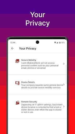Ivanti Mobile@Work screenshot 5