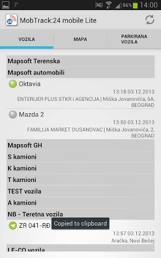 MobTrack:24 mobile Lite screenshot 9