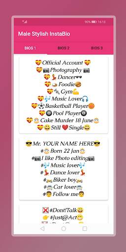Bio For Instagram : Cool Bio Quotes Ideas 2021 screenshot 3