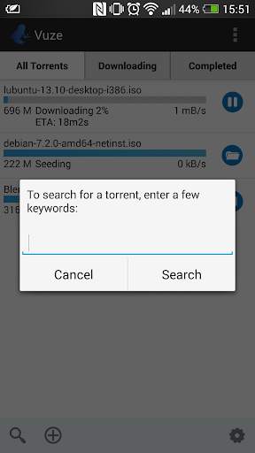 Vuze Torrent Downloader screenshot 2