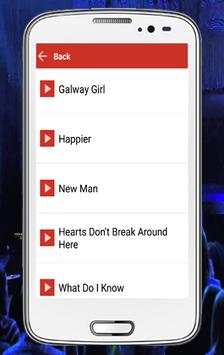 ed Sheeran Song with Lyrics screenshot 3