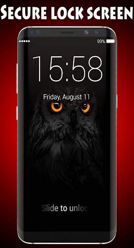 Owl Lock Screen & Wallpaper 1 تصوير الشاشة