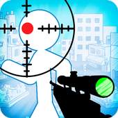 Stickman sniper : Tap to kill 9
