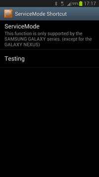 ServiceMode Shortcut screenshot 1