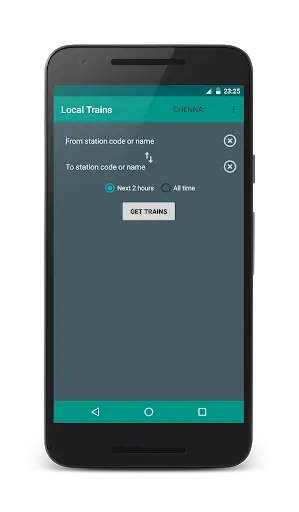Local Train Time Table : Suburban Train Timings screenshot 1