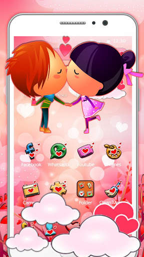 Pink Romantic Love Theme screenshot 3
