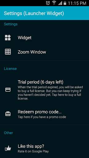 Launcher Widget screenshot 3