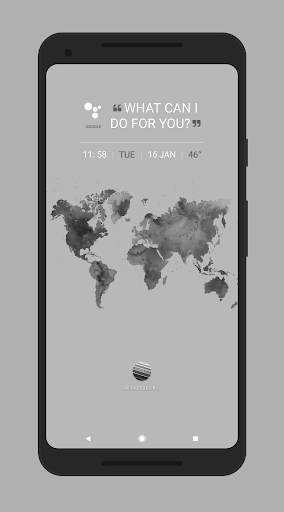 Achromatic KWGT screenshot 6