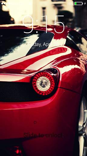 Car Lock Screen Live Wallpaper screenshot 2