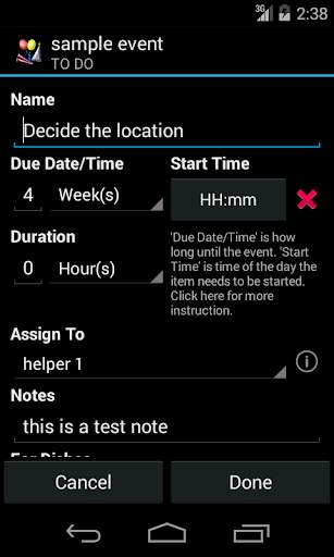 My Party Planner - Lite screenshot 6