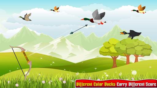 Real Duck Archery 2D Bird Hunting Shooting Game screenshot 3