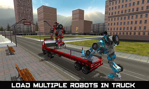 Robot Truck transportu samocho screenshot 4