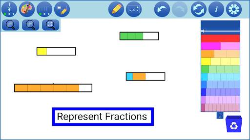 Fraction Strips by mathies screenshot 1