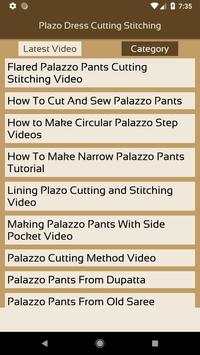 Plazo Dress Cutting Stitching screenshot 3