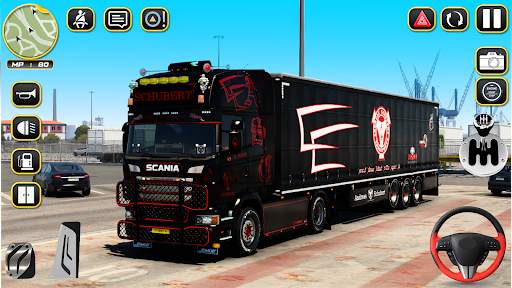 Semi Truck Parking: Car Games screenshot 1