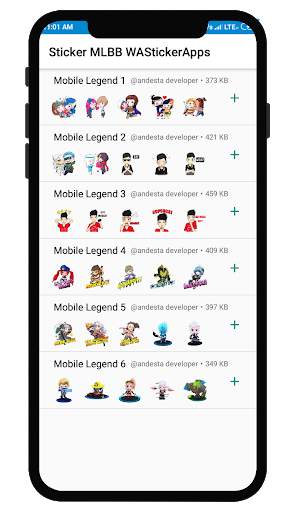 Sticker MLBB WAStickerApps screenshot 2