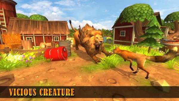 Angry Lion City Attack स्क्रीनशॉट 4
