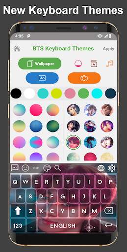 BTS Keyboard Theme स्क्रीनशॉट 2