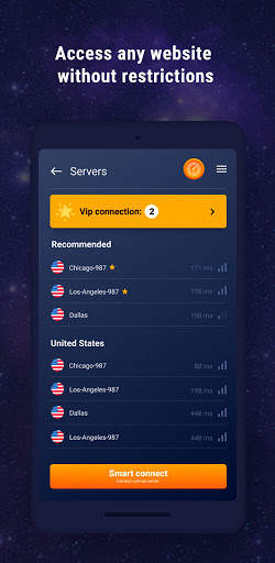 Lunar VPN free: unlimited proxy, secure connection screenshot 3