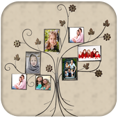 family tree photo frame icon