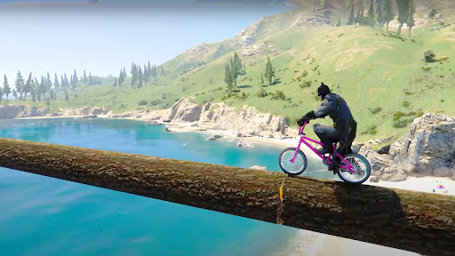 BMX Cycle Race: Superhero Game screenshot 3