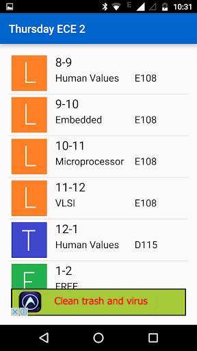 TU Time Table 3 تصوير الشاشة