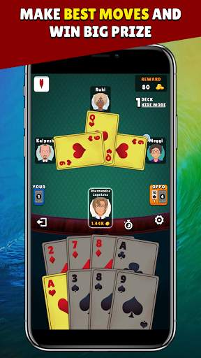 Mindi (MendiCot) - Free Indian Card Game. скриншот 2