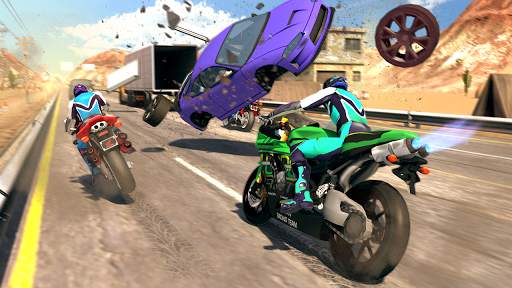 Crazy Bike War Stunt Rider, Motorcycle Racing Game screenshot 4